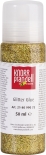 Glitterfarbe Glitter Glue gold-regenbogen