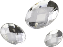 Glamoursteine-Mix Kristall 10 x 14 mm, 13 x 18 mm, 18 x 28 mm