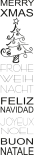 Stempel Weihnachten Merry X-mas