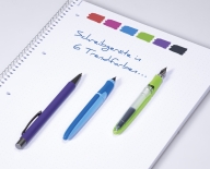 Füller Colour Code Länge: 13 cm kiwi, kombiniert mit klar, transparent