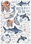 Freundebuch Happy Ocean 16,5 x 20 cm