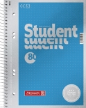 Collegeblock Premium Student Dotted A5 dotted Deckblatt: cyan-metallic