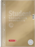 Collegeblock Premium Student Metallic A4 liniert mit Randlinie innen und außen, Lin. 27
