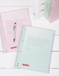 Collegeblock Premium Student Pastell A4 kariert, mit Randlinie innen und außen, Lin. 28