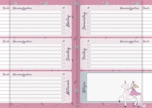 Hausaufgabenheft pfiffig Unicorn Princess A5