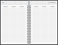 Familienplaner Schülerkalender 2021/2022 Blattgröße 14,8 x 21 cm, Buchgröße 15 x 23 cm