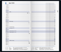 Monatskalender Taschenkalender 2022 Blattgröße 8,7 x 15,3 cm