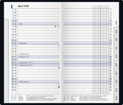 Monatskalender Taschenkalender 2022 Blattgröße 8,7 x 15,3 cm